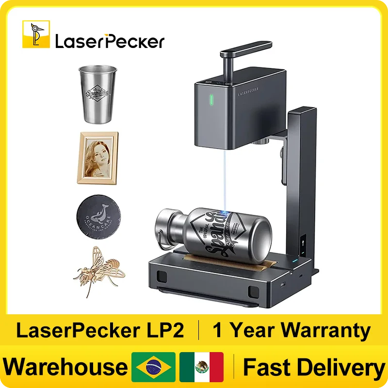 Industrial Laser Engraver For Metal - LASERPECKER Ручной лазерный гравер Портативный мощный