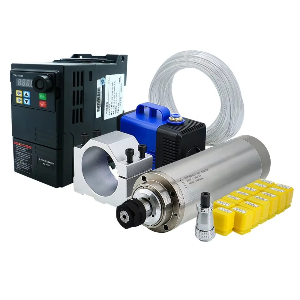 Cnc Spindle Motor - Шпиндельный двигатель 220В ER20 2.2кВт 80мм