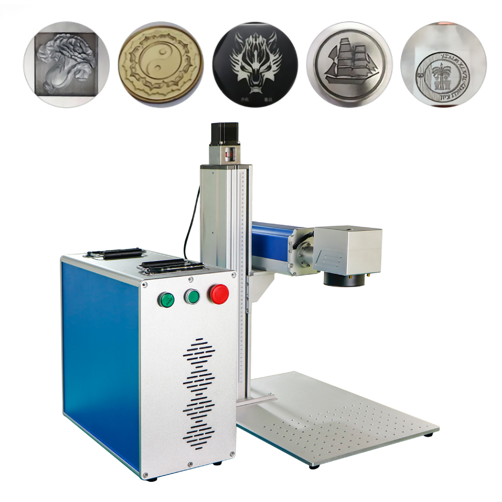 Industrial Laser Engraver For Metal - Волоконный лазерный гравер Raycus, 2,5D рельефная