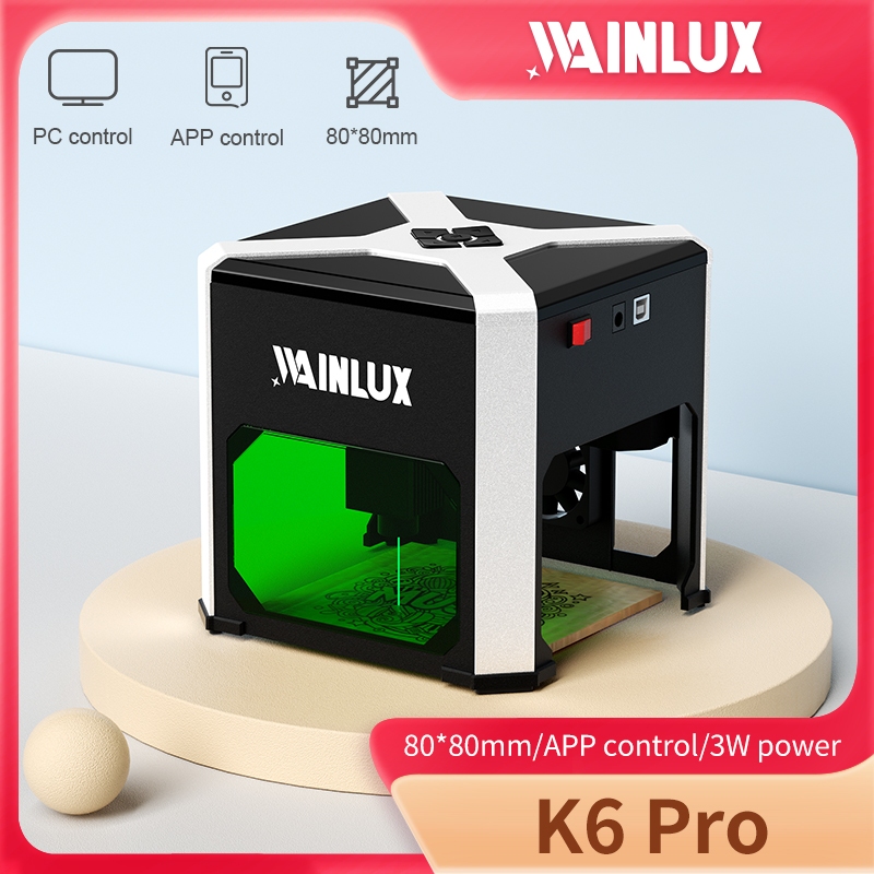 Industrial Laser Blasting - Wainlux лазерный гравер K6 Mark принтер