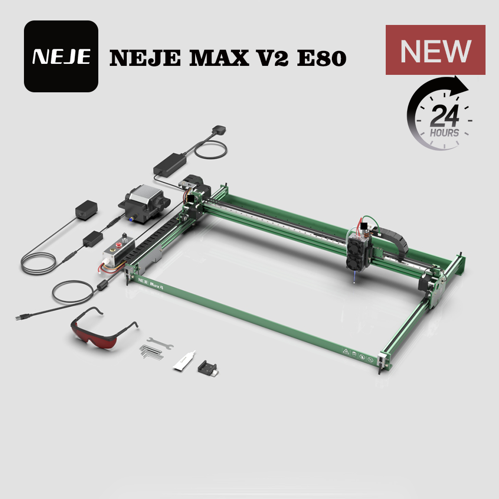 Industrial Laser Engraver For Metal - Лазерный гравер NEJE MAX V2 E80