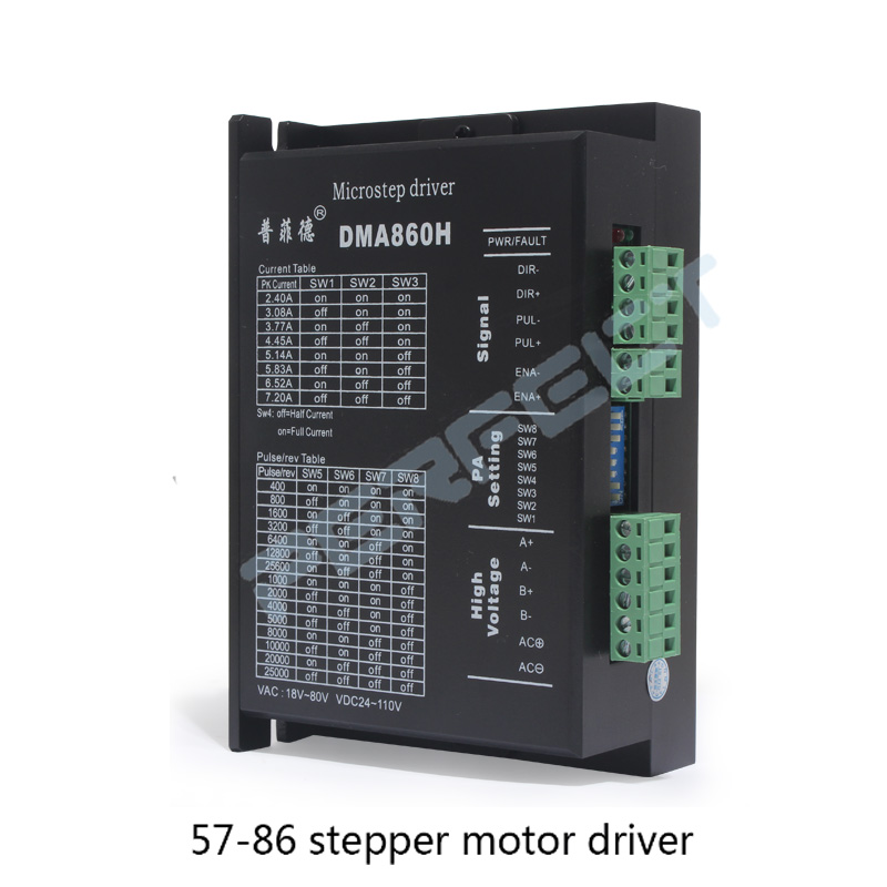 Stepper Driver Cnc - Драйвер шагового двигателя DMA860H, двухфазный микро-привод