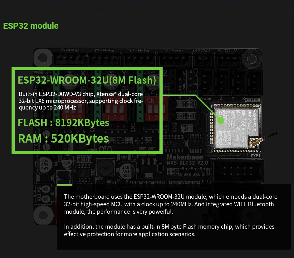 Makerbase MKS DLC32 V2.1 32-би – обзор и цена Industrial Laser Sensor