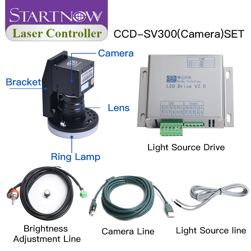 Startnow Ruida RDV6445G CCD ви – обзор и цена Industrial Laser Sensor