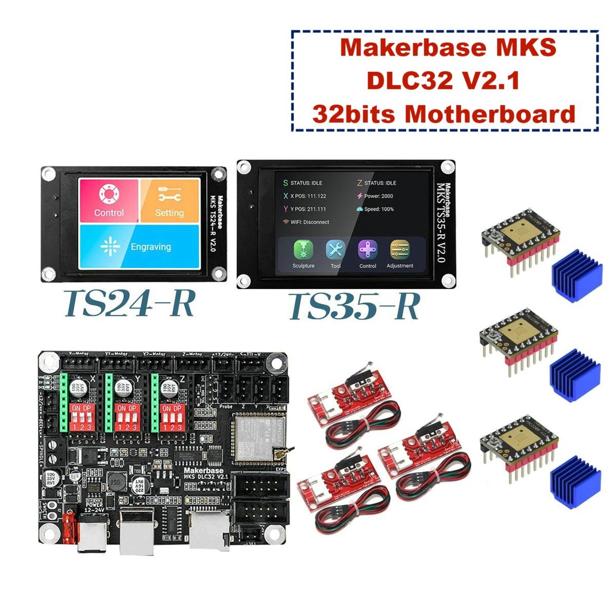 Makerbase MKS DLC32 V2.1 32-би – обзор и цена Industrial Laser Sensor