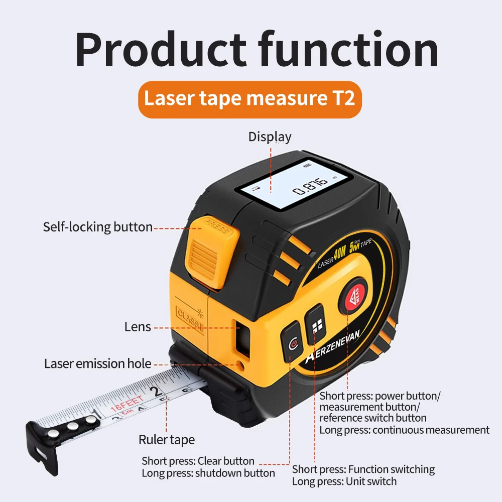 Лазерная рулетка 80 м, измерит – обзор и цена Industrial Laser Sensor