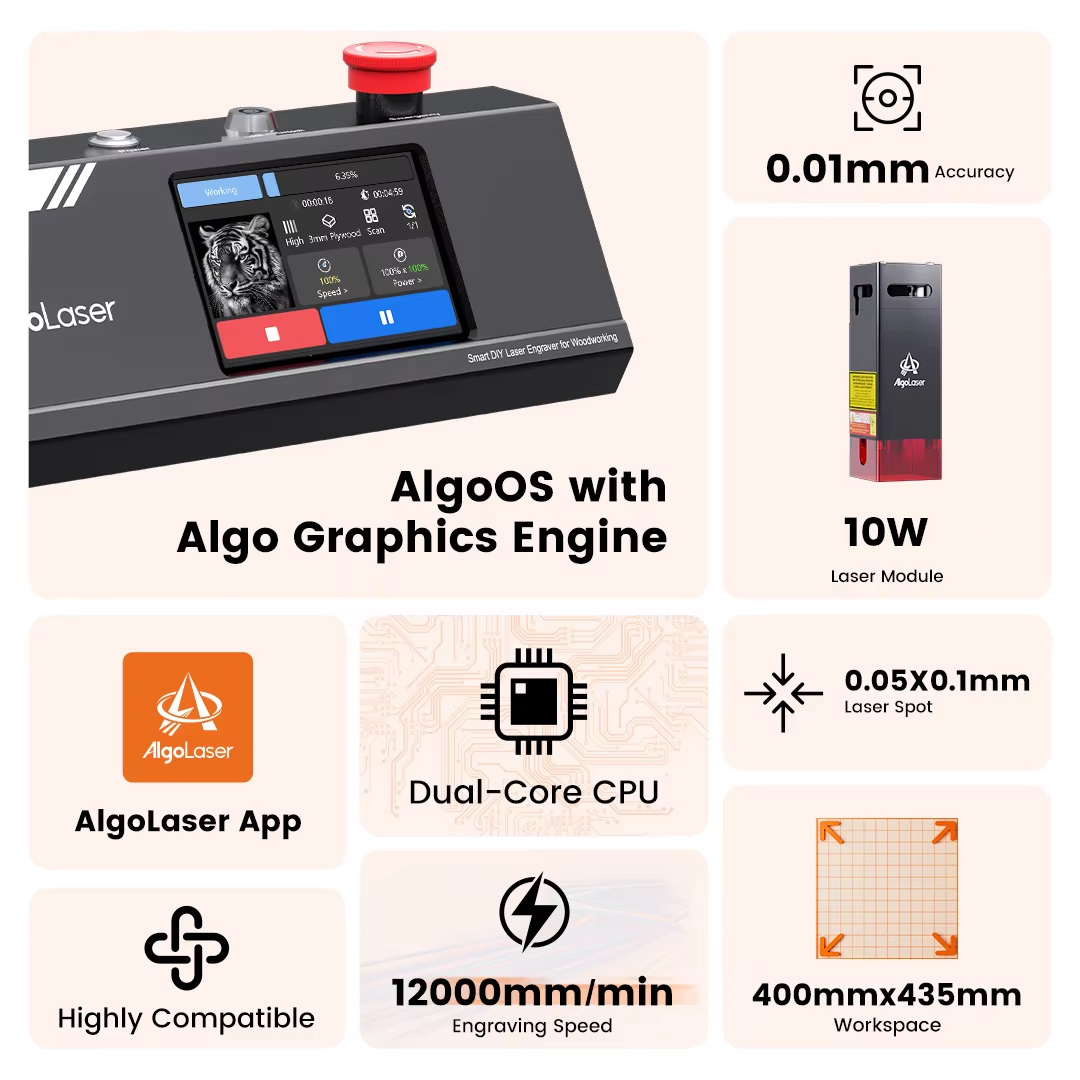 Алголазер DIY стол 40*43 см ла – обзор и цена Industrial Laser Engraver For Metal