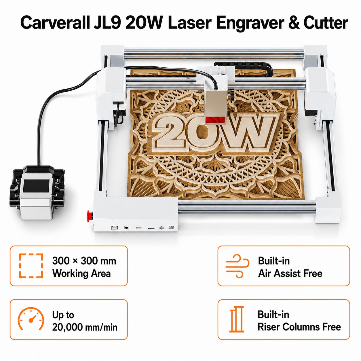 Лазерный гравер-резак Carveral – обзор и цена Industrial Laser Blasting