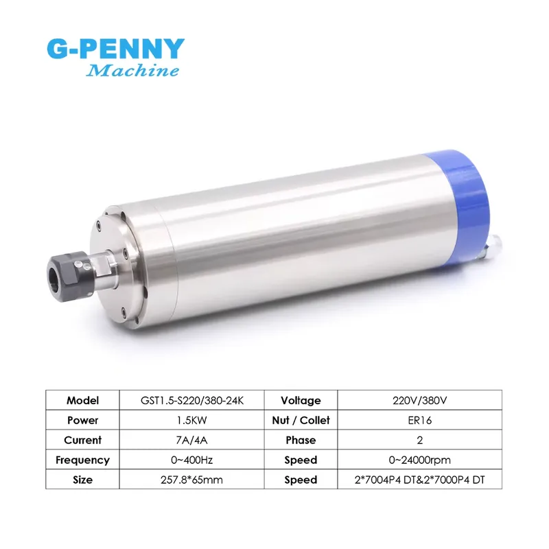Комплекты шпинделей G-PENNY 11 – обзор и цена Cnc Spindle Motor