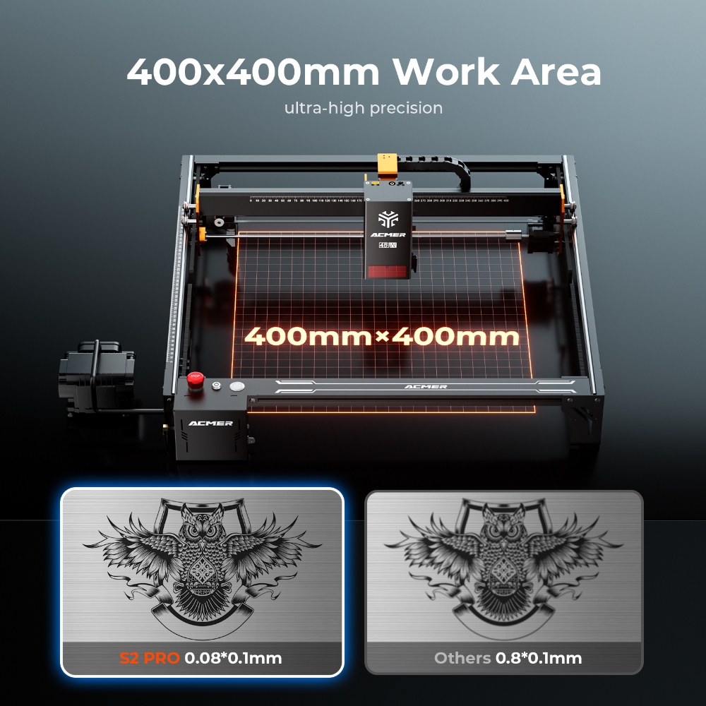 Лазерный гравер ACMER S2 PRO 3 – обзор и цена Industrial Laser Sensor