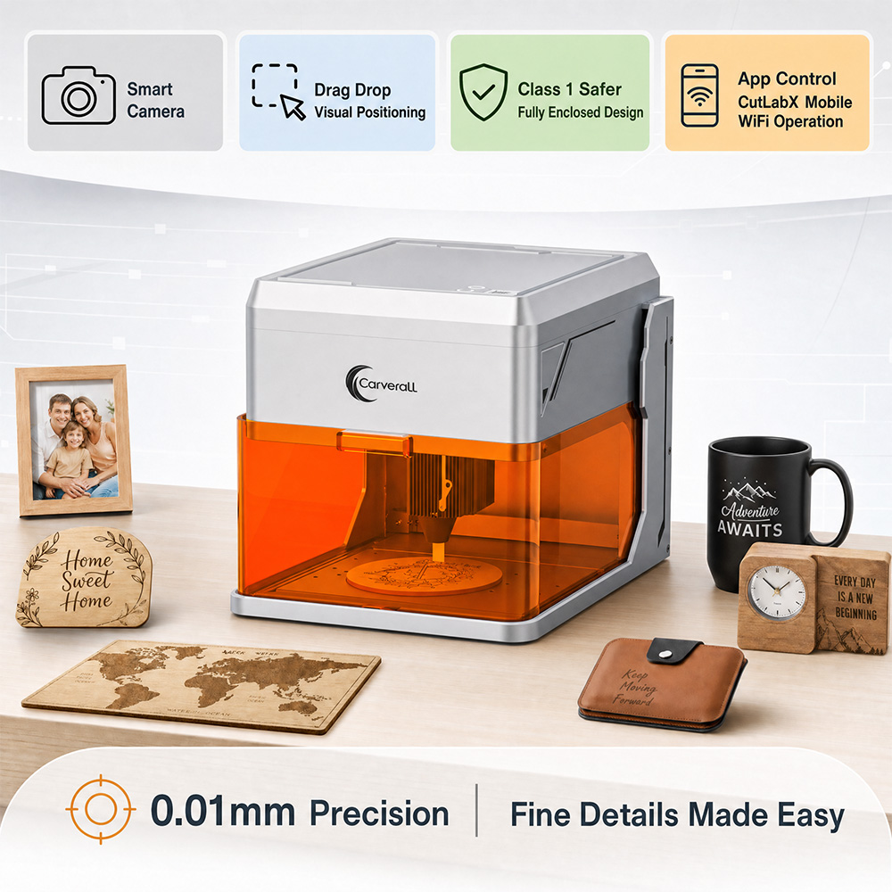 Лазерный гравер Carverall A1PR – обзор и цена Industrial Laser Engraver For Metal